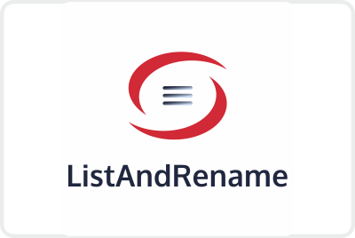 listandrename logo